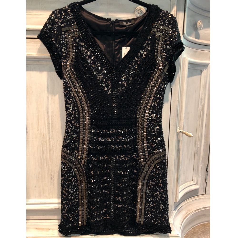 Parker Beaded + Sequin Dress